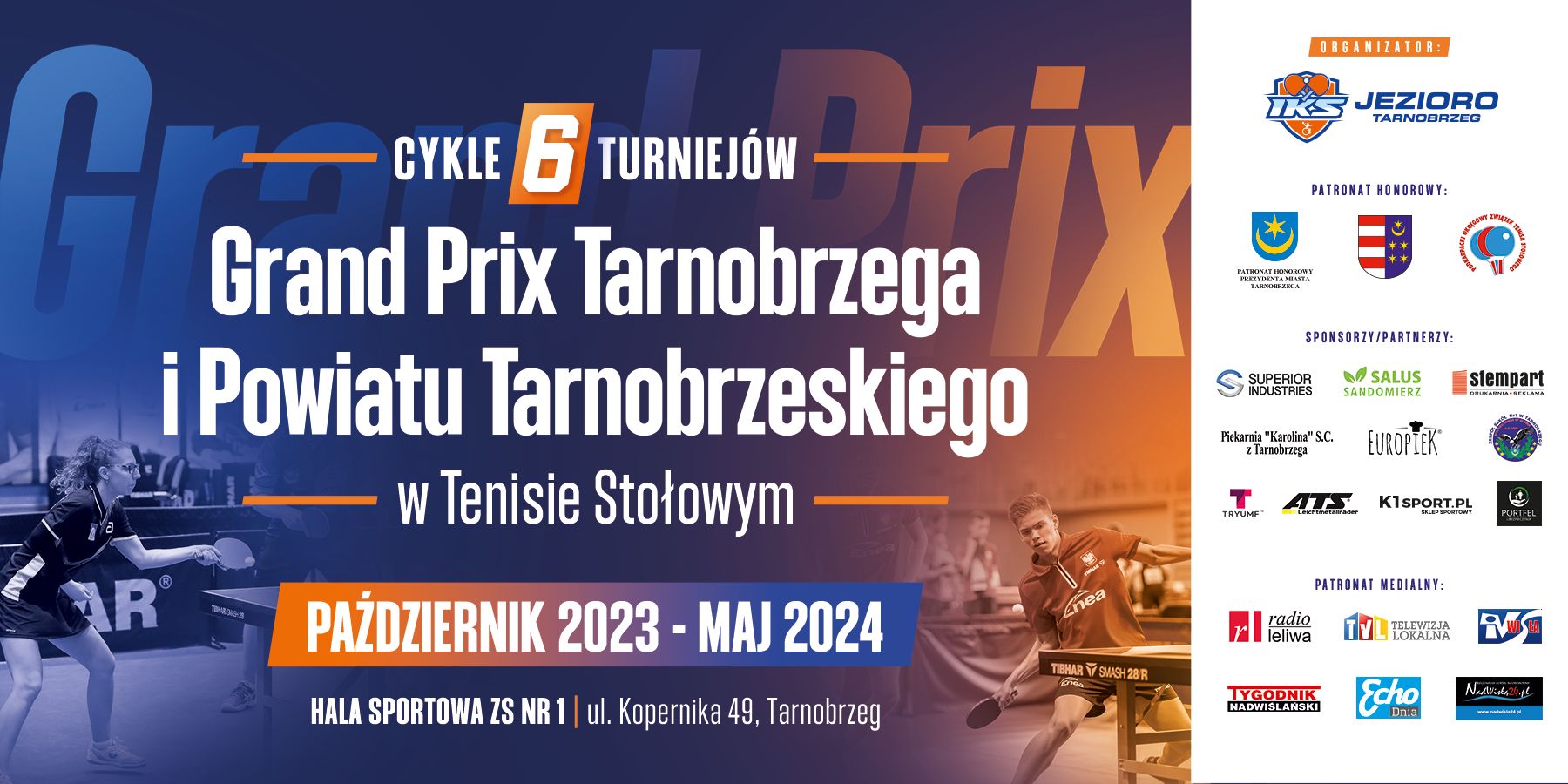 2. Grand Prix Tarnobrzega i Powiatu Tarnobrzeskiego w tenisie stołowym